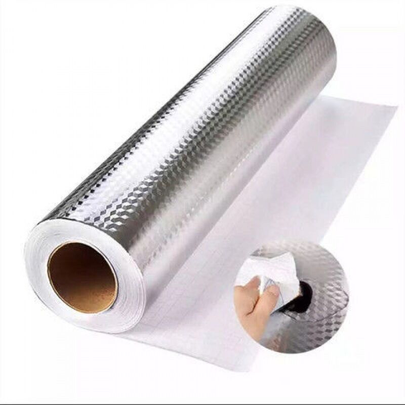 Serbia - Grille tridimensionn-1 rouleau de papier d'aluminium auto-adhésif 40cm 5M feuille d'aluminium cuis