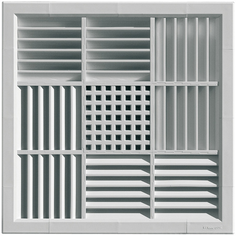 Grille Ventilation Carree Pvc Pour Faux Plafonds 340x340mm A Encastrer