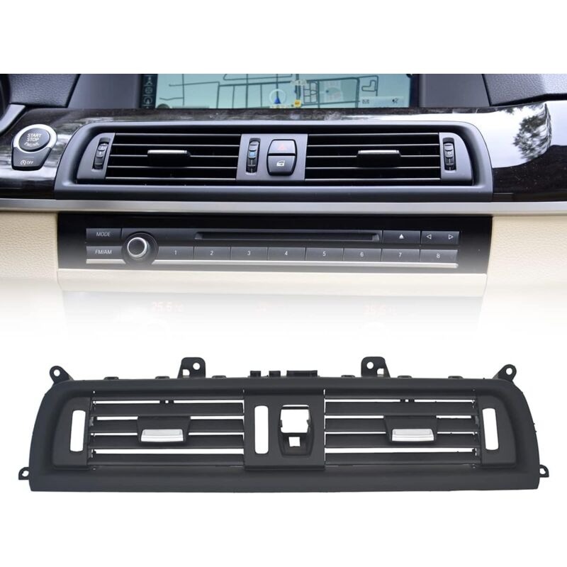 Shining House - Grille Ventilation de Console Avant ac Compatible avec bmw Série 5 F10 F11 64229166885 520 523 525 528 530 535