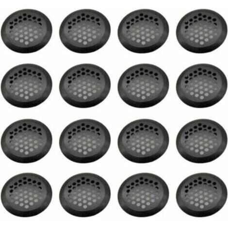 Grille Ventilation Inox Ronde, 16 Pièces Maille Trou D'aération, Acier Inoxydable Grille D'aération Trou, Grille D'évacuation Ventilation, pour Armoire Cuisine, Meubles, Armoire à Chaussures(3