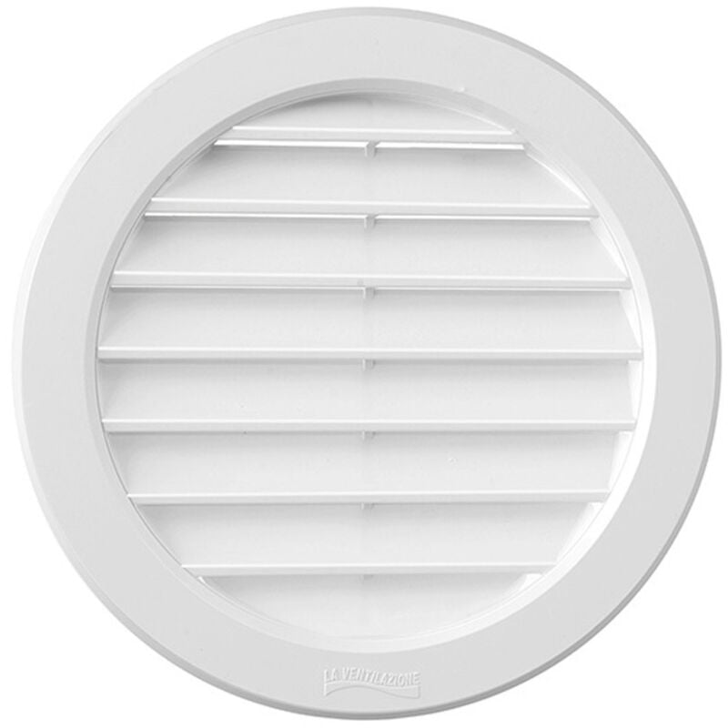 First Plast - Grille ventilation pvc + moustiquaire - ExtØ224mm - Tube 200mm