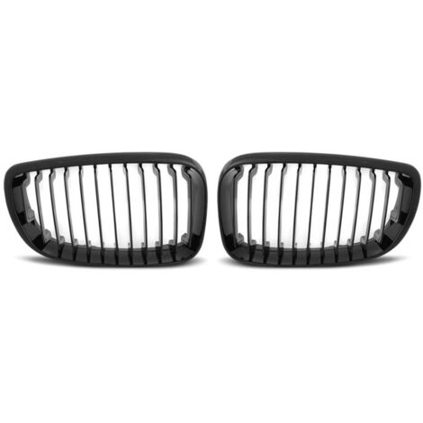 Grilles calandre BMW serie 1 E87/E81/E82/E88 de 2007 a 2013 Noir brillant-27318105