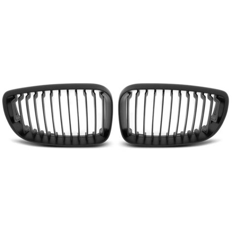 Grilles calandre BMW serie 1 E87/E81/E82/E88 de 2007 a 2013 Noir mat-27318104