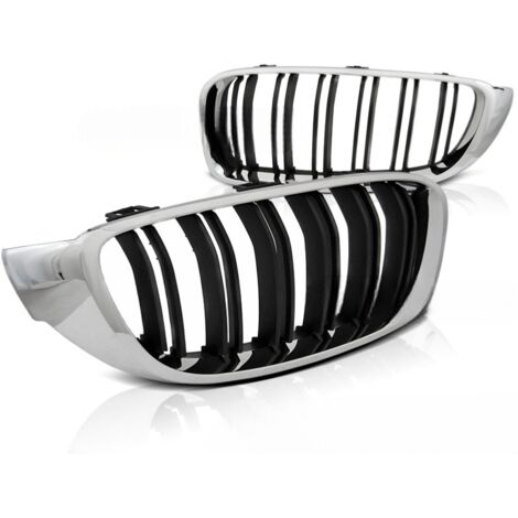Grilles calandre BMW serie 4 F32/F33/F36 de 2013 a 2020 Chrome noir-27318128