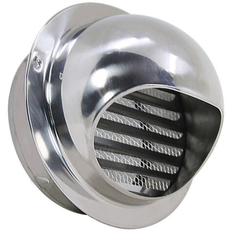 Grilles d’aération en acier inoxydable – 80 mm – Lot de 4 – Design robuste et résistant à la corrosion