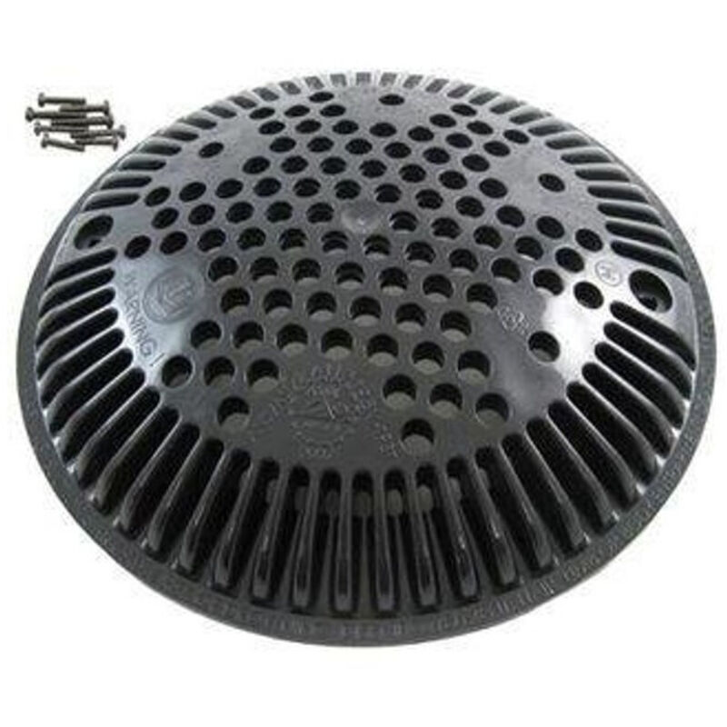 Grille bonde de fond anti vortex de piscine - Gris foncé - WGX1048EGA Hayward