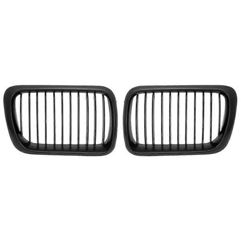 Grilles de calandre avant pour BMW Série 3 E36 M3 Coupé Berline 318i - Noir mat