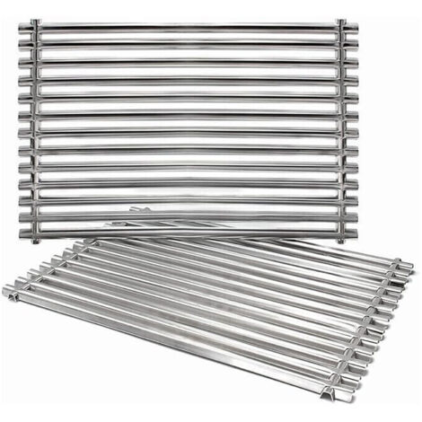 Grilles de cuisson en acier inoxydable pour barbecue – Dimensions 38,1 x 29 cm – Compatible Weber Spirit 210 et Genesis