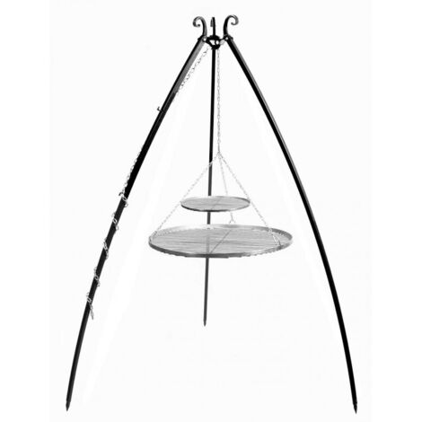 Grilles de cuisson suspendues sur trépieds de cuisson, , 80 et 40cm de diamètre, CookKing, 22453