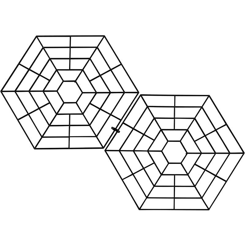 Grilles de Protection pour étang I Protection Bassin extérieur Contre Les Oiseaux I Protection des Poissons I par grilles 26,3 × 36,8 × 0,2