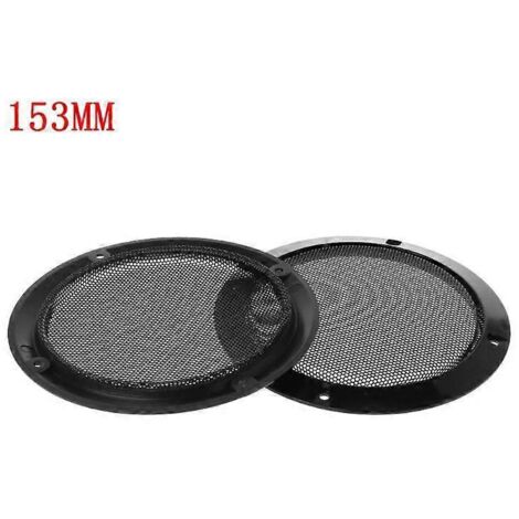 grilles de protection pour haut-parleurs en acier, décoratives et rondes, accessoire de bricolage - 5 pouces