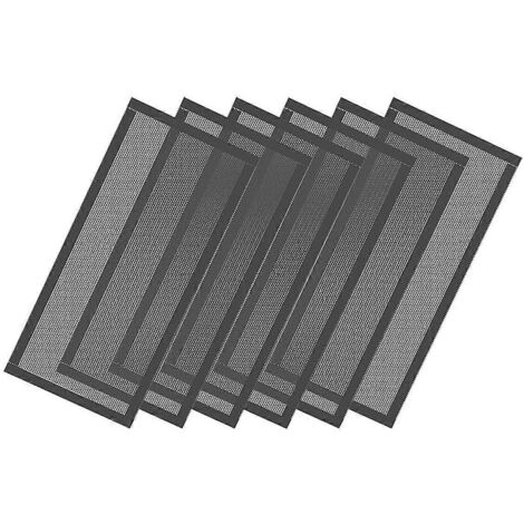 Grilles de ventilation de sol, filtres à air magnétiques résistants, lot de 6