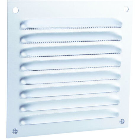 Grilles en aluminium anodise  avec moustiquaire 100x100 - DMO