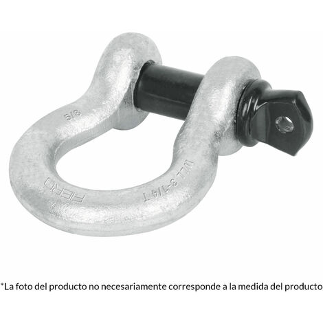 Grillete lira de acero - 6 mm - 500 kg