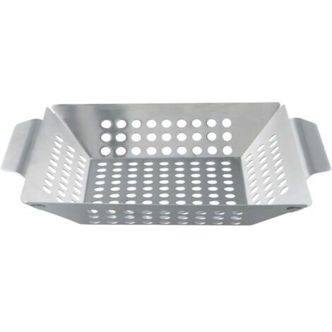 Grillkorb aus Edelstahl – Antihaft-Grillkorb – Gemüsekorb für den Grill aus Edelstahl
