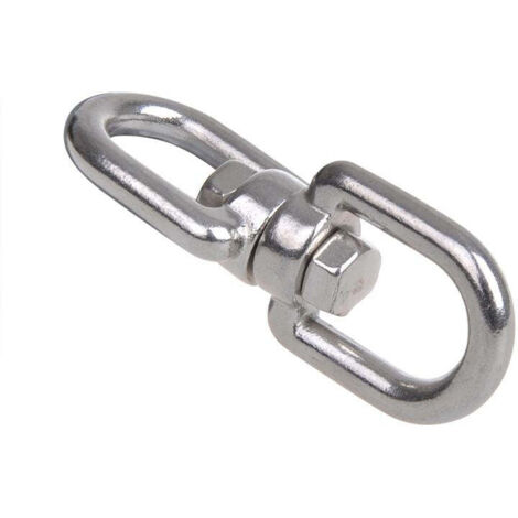 Grillo girevole 8mm rvs aisi 316 occhio - occhio 2500 dan