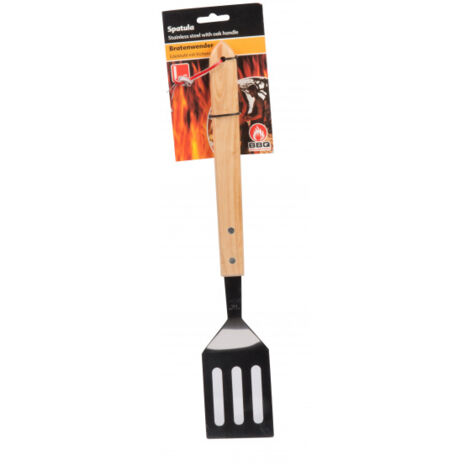 Grillspatel bbq bbq grill spatula Eichenstiel 41 cm