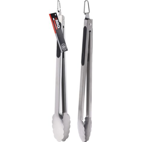 Grillzange aus Edelstahl 43 cm