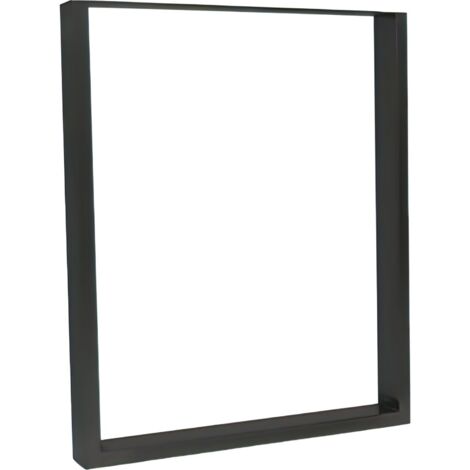 Grimme Tischkufe 580x710 mm Tischgestell Metall schwarz, Schaumstoffgleiter, hohe Tragkraft aus Stahl