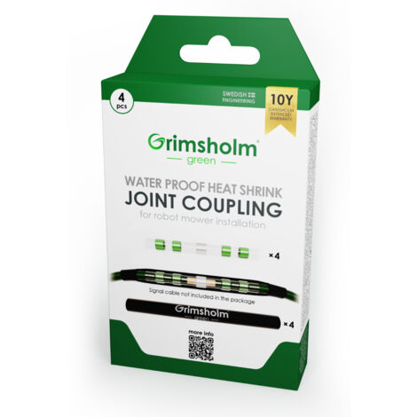 Grimsholm - Giunto Termorestringente Impermeabile per Cavo Robot Rasaerba 4 Pezzi