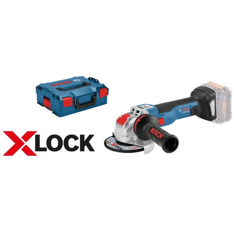 Image of Bosch - Grinder a batteria X-Lock gwx 18V-10 in L-Boxx Senza batteria senza caricabatterie