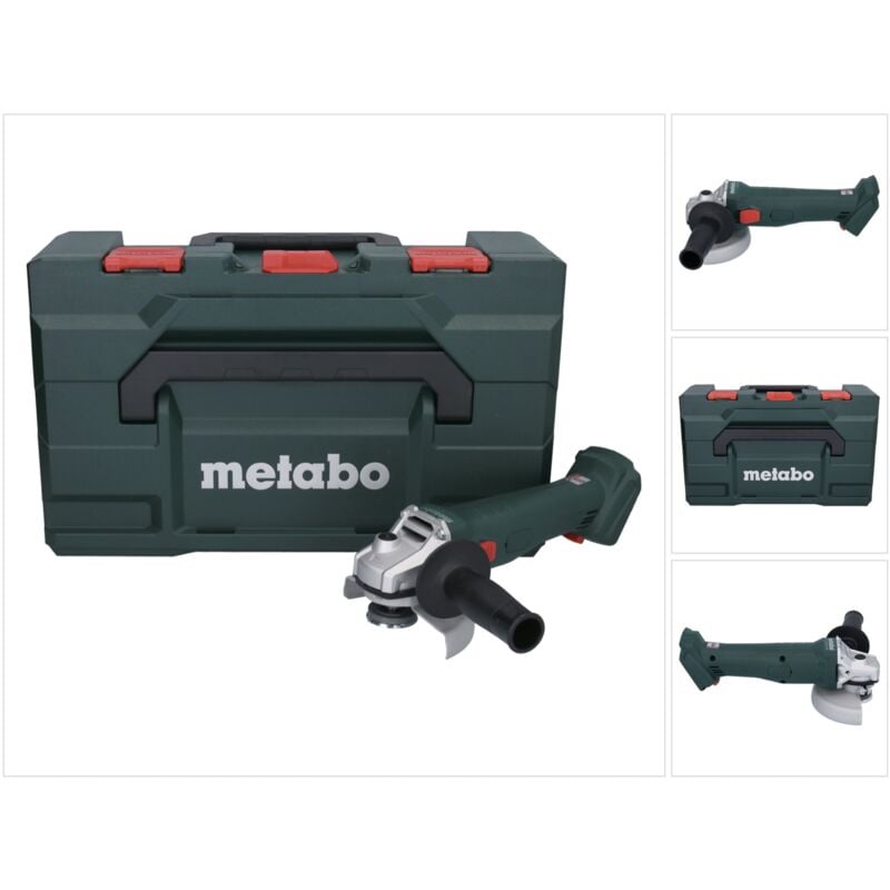 Image of Metabo - w 18 l 9-125 Smerigliatrice angolare a batteria 18 v 125 mm + x (602247840) - senza batteria, senza caricabatterie