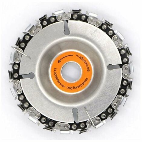 BOED Grinder Cutting Disc - 22 Tooth Grinder Disc, Fine Cut Chain With 5/8 Inch (16 Mm) Center Hole, Fit For 4 Inch (100 Mm) Or 4-1 Angle Grinder