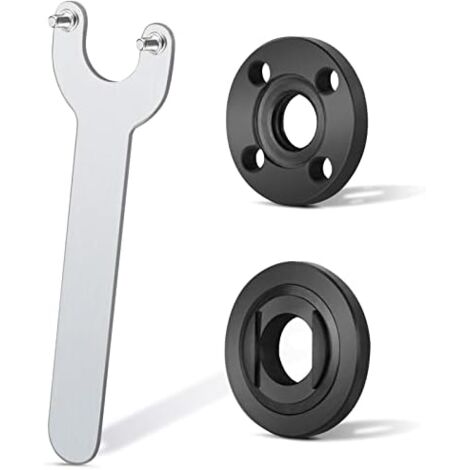 WDDNAOT Grinder Flange Angle Wrench Wrench Metal Locking Key For Compatible with Milwaukee Makita 193465-4 Bosch Black & Decker Ryobi 4.5"5" 5/8-11