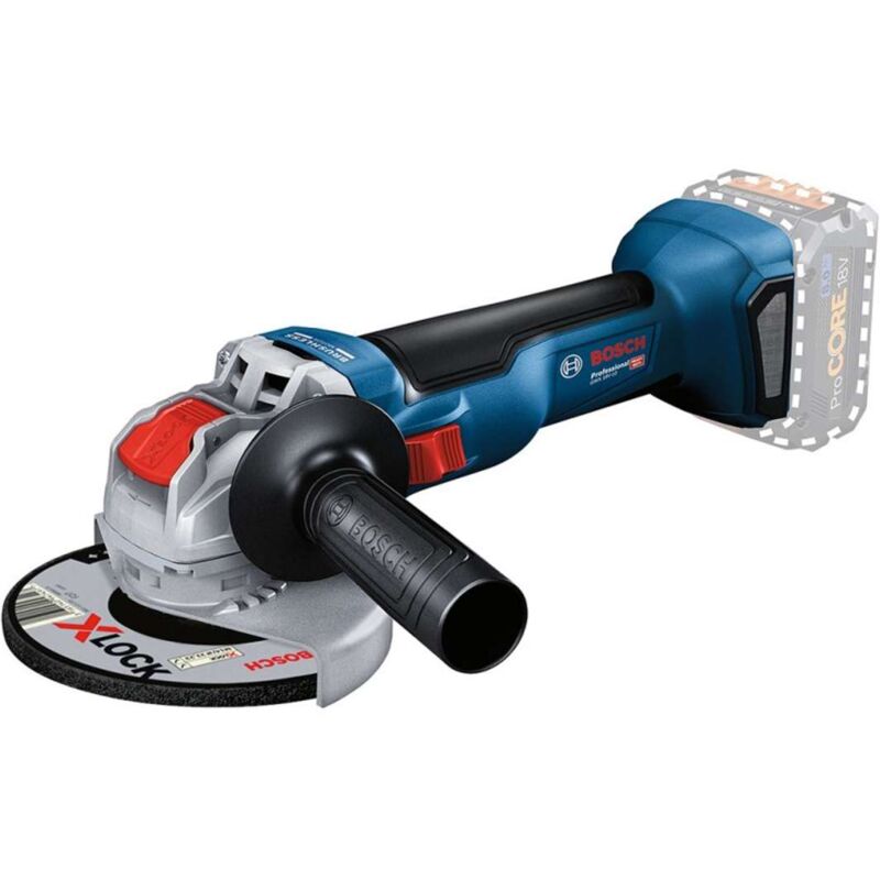 Image of Bosch - Utensili - Smerigliatrice angolare a batteria 18V 125 mm, senza batteria e caricabatterie 06017B0100 cod013
