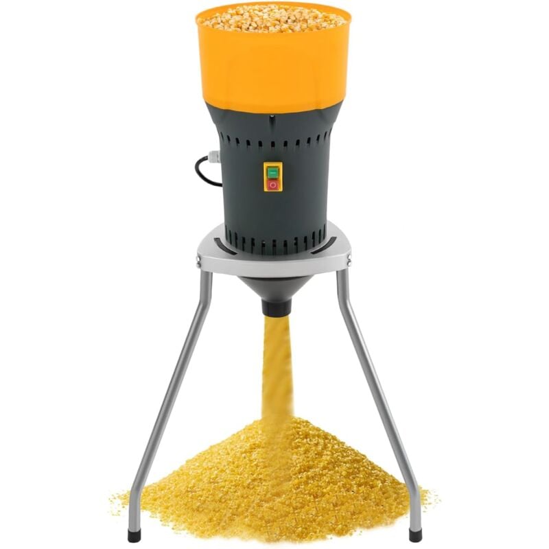 Gojoy - Grinder, Multi-Purpose Mill, 1000w, 19000 rpm, 661.39 lbs/hour, pour le broyage du maïs, du fourrage, des haricots à la ferme (1000w, 25L)