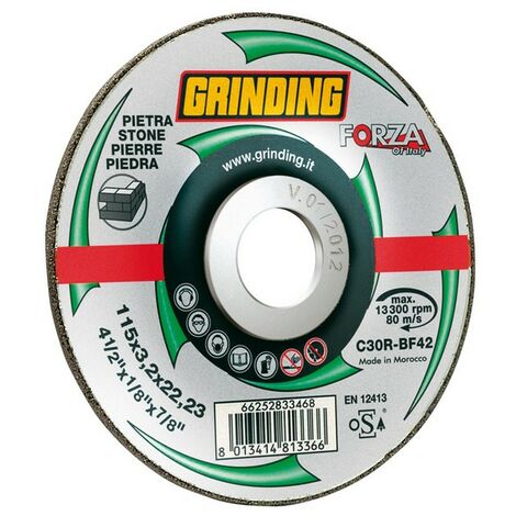 Grinding disco abrasivo centro depresso forza per marmo Ø mm. 115x3,2x22,2 (25 pezzi) - Grinding