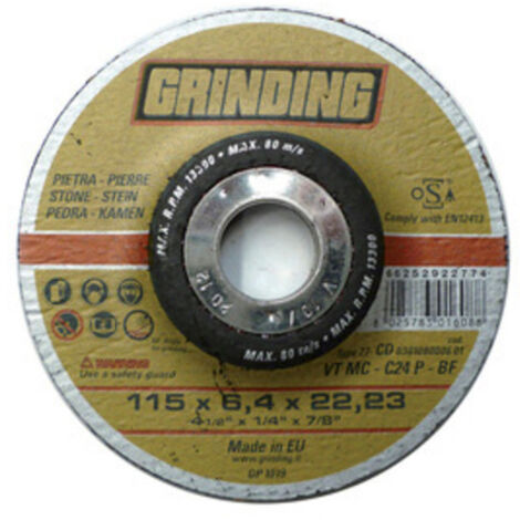 GRINDING DISCO DA SBAVO MARMO 115X6,4 VTMC- SAINT GOBAIN ABRASIVI- 25,0 pz