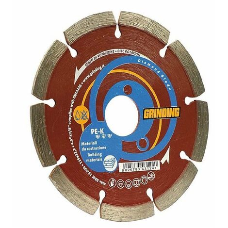 Grinding Disco Diamantato A Settori    230 X 2,6 Per Tegole, Mattoni, Granito