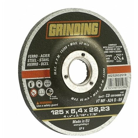 GRINDING DISCO DISCHI DA SBAVO PER FERRO MOLA ABRASIVA MOLE ABRASIVE
