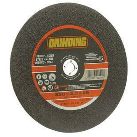 GRINDING DISCO TRONC. FERRO 350X3,0 F.25,4 VTMF/T - 10 pezzi