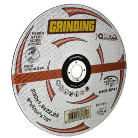 GRINDING FORZA DISCO FERRO PIANO 230X1,9  25 PZ