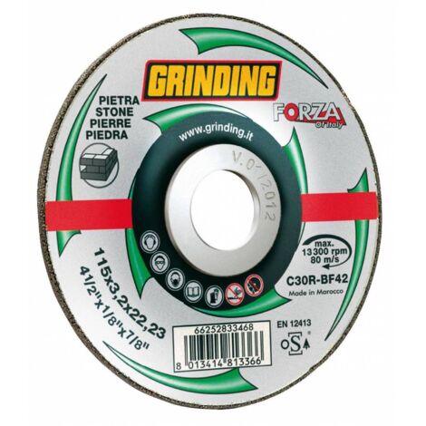 Grinding Forza Disco Per Marmo D 115X3,2 Mm - 25 Pz