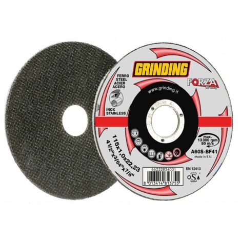 Grinding Forza Disco Piano Per Ferro D 115X1,0 Mm - 15 Pz