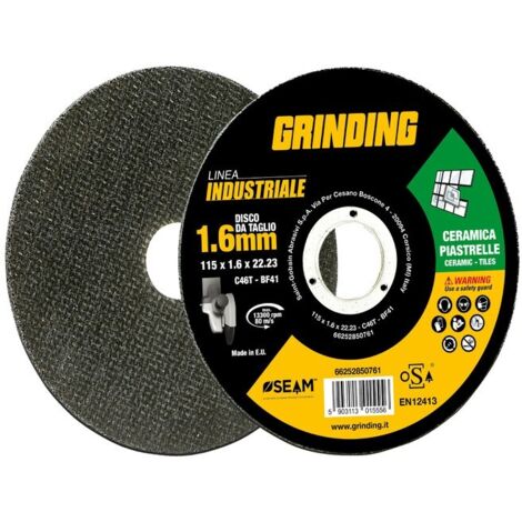GRINDING INDUSTRIALE DISCO CERAMICA PIANO 115X1,6