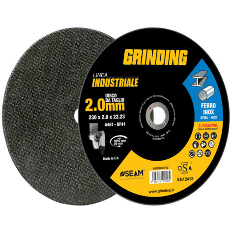 GRINDING INDUSTRIALE DISCO FERRO PIANO 230X2,0- 5,0 pz