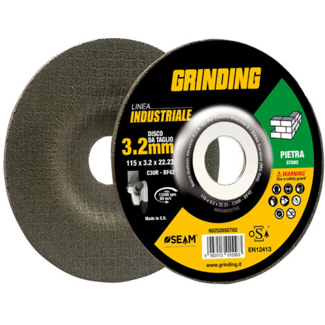 GRINDING INDUSTRIALE DISCO PIETRA DEPRES 115X3,2- 5,0 pz
