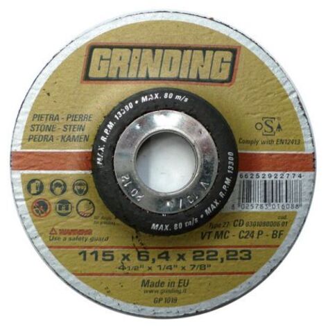 GRINDING MINIDISCO PER SBAVARE MARMO 115X6,4 SAINT GOBAIN ABRASIVI PZ 25,0