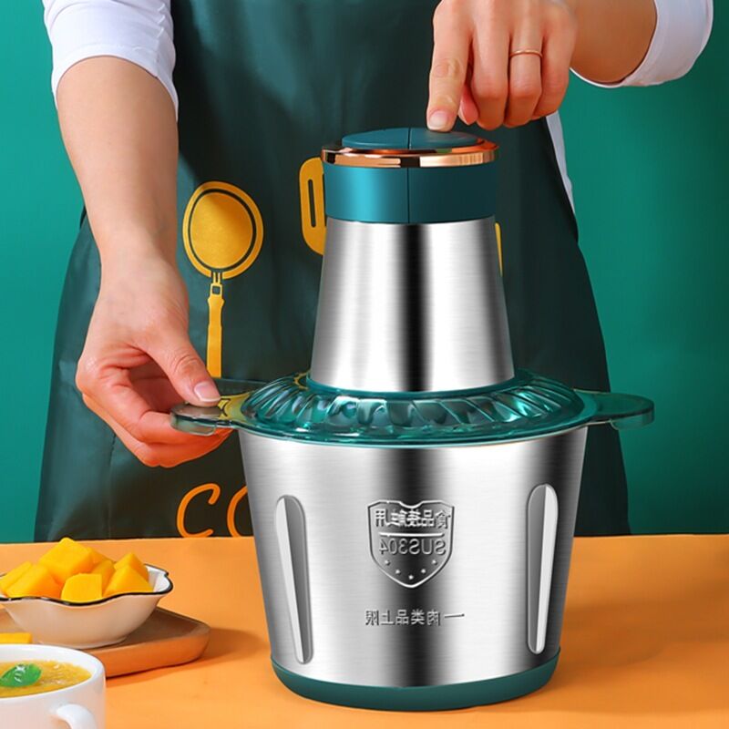 Ranipobo - Grinteur de viande electrique cHOPPER cHOPPER Machines de cuisine en acier inoxydable Hopper Hopper Sliner Machine Grinder