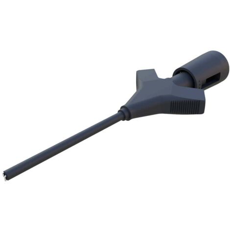 Grip-fil miniature Hirschmann Test & Measurement MICRO-KLEPS sw enfichable 0.64 mm Ohne Messkategori