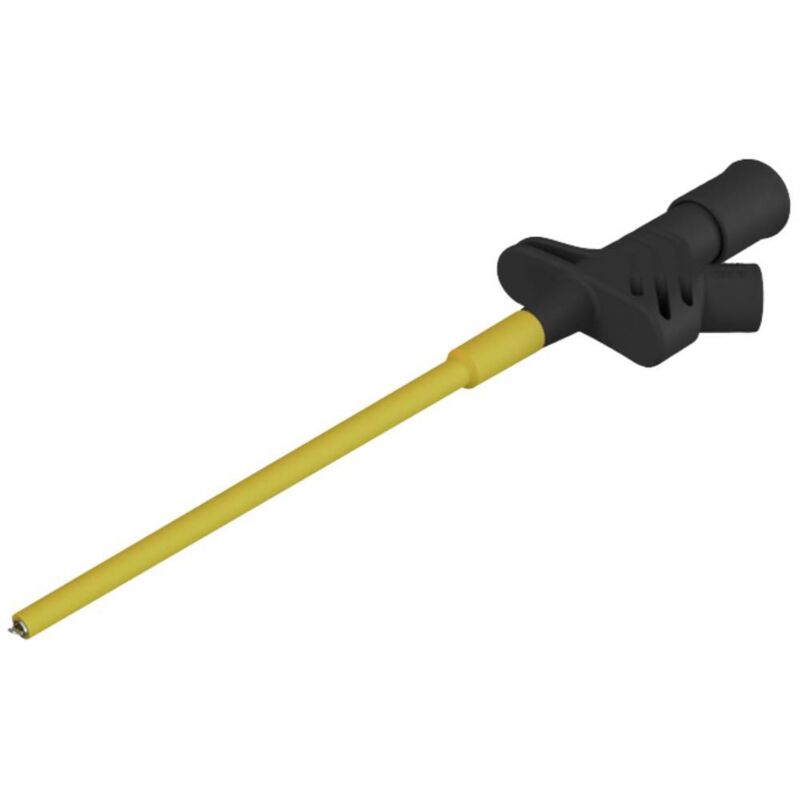 Kleps 2600 sw Pince crocodile de sécurité enfichable 4 mm cat ii noir - Sks Hirschmann