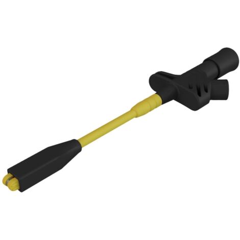 Grip-fils SKS Hirschmann KLEPS 2800 sw enfichable 4 mm CAT III 1000 V noir Q59275