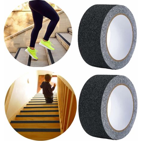 Grip Skateboard,2PCS Bande Adhesive Antiderapante pour Intérieur Et Extérieur La Sécurité Au Travail Et La Maison Escaliers Marchepieds Rampes,Seuçais