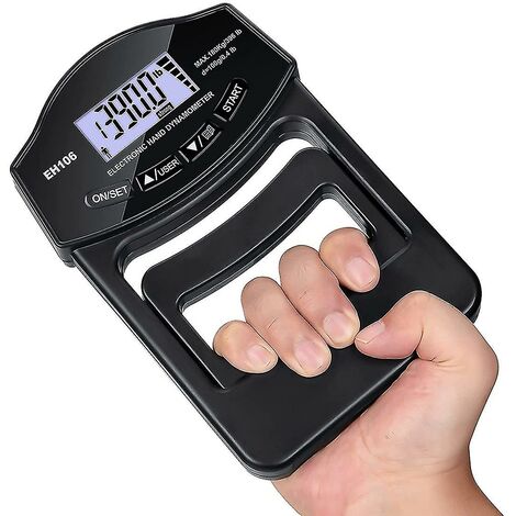 Grip Strength Tester 396lbs/180kg Digital Hand Grip Strength Meter