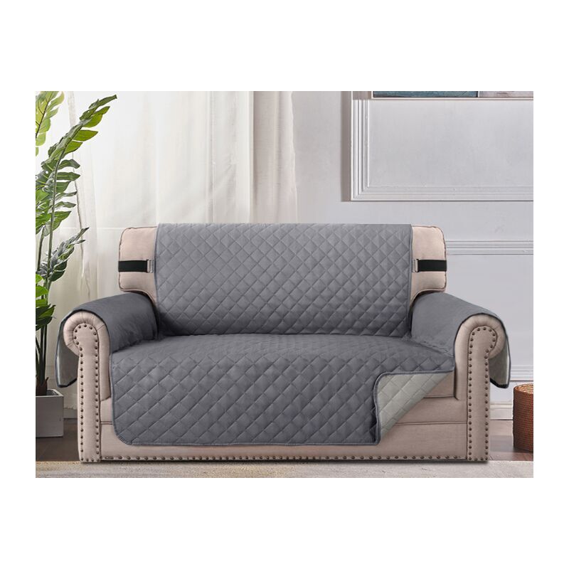 (Gris, 3 Places)Housse de canapé Housses de Protection de canapé imperméables pour Fauteuil
