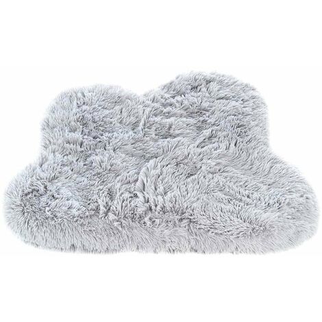 Gris clair - Tapis de sol souple modèle Nuvoletta pour chiens et chats